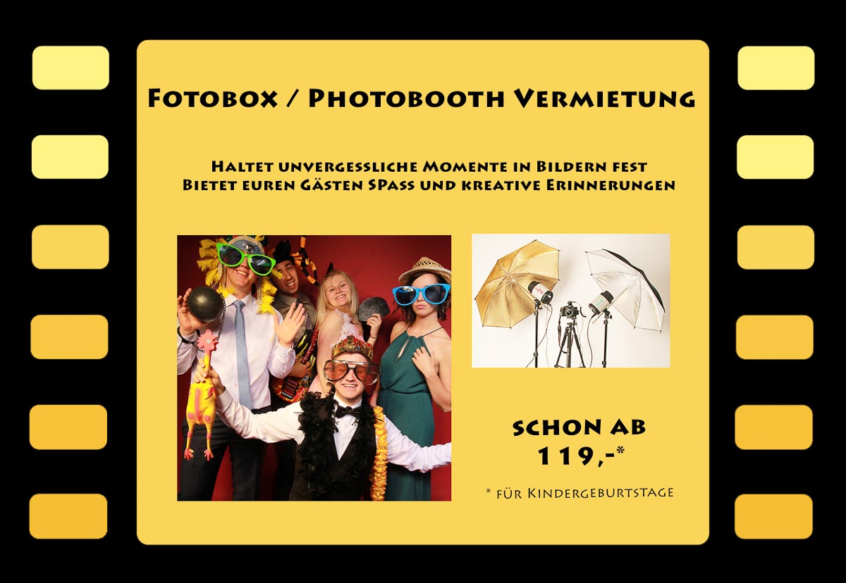 Galeriebild aus der Kategorie Fotobox / Photobooth